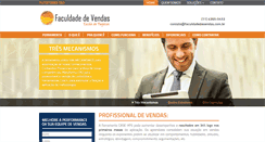 Desktop Screenshot of faculdadedevendas.com.br