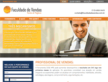 Tablet Screenshot of faculdadedevendas.com.br